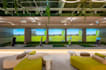 modernize 3d indoor golf simulator,interior layout,virtual golf design,clubhouse