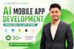 do ai mobile app development ios android app using flutter react native