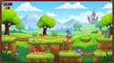 design 2d game environment, game background, tileset and concept art