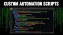 create a custom automation script in javascript and node js