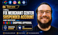 fix google merchant center suspension and misrepresentation, shopping issue