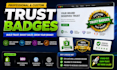 create custom trust badges for shopify, wordpress and web