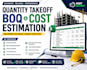do quantity take off boq cost estimation and material take off