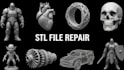 edit 3d file stl scan cleanup repair mesh 3d modify  optimize 3d model printing