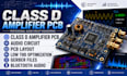 design class d amplifier pcb, audio circuit, thd optimization, bluetooth audio