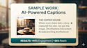 write engaging youtube scripts and social media captions us
