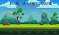 create custom pixel art background landscape and game environment