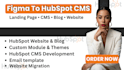 develop hubspot website, hubspot landing page, figma to hubspot cms