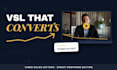 edit a high impact vsl video sales letter for your offer