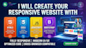 create a responsive HTML CSS javascript bootstrap landing page
