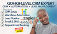 build gohighlevel CRM, automation, website, and funnels