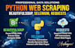 do python web scraping data extraction and web automation