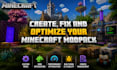 create a custom minecraft modpack with mods, configs, and optimization for forge