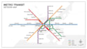 design clean subway, metro and transit map illustrations