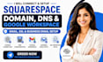 connect squarespace domain dns google workspace email and SSL setup