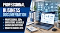 create professional sops, business process documentation, and operations manuals
