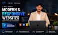 build a modern responsive website using HTML CSS javascript