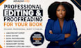 amazon kdp book manuscript editing proofreading grammar spell check nonfiction