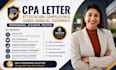 prepare CPA letter, attestation, compilation, and signed financial statements