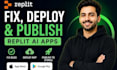 deploy replit web app fix replit ai app replit website replit debugging replit