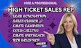 sales rep high ticket sales lead generation