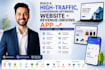 build a high traffic conversion optimized website and revenue driving web app