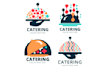 design modern restaurant cafe catering service logo