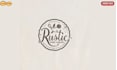 do old english calligraphic font wordmark, typography logo