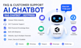 build faq and customer support ai chatbot, rag chatbot, botpress