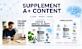 design amazon a plus content for supplement brands