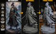convert your 2d image or character art into a high quality 3d stl model