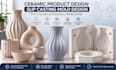 design ceramic products and slip casting mold for production