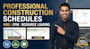 prepare professional construction schedules using primavera p6