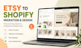 migrate your etsy shop to shopify and professionally redesign your store
