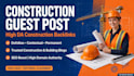 publish construction guest posts, home improvement backlinks