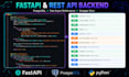 develop a secure rest API backend in python