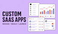 build a custom saas web application