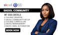 setup skool online course and skool community
