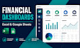 build a financial dashboard and cash flow tracker in excel or google shee