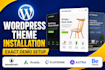 install a premium wordpress theme and import demo data perfectly