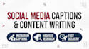 write engaging social media captions and content