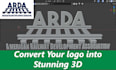design a stunning 3d logo from your 2d image