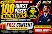 write and build high da guest post backlinks with SEO guest posting service