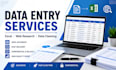 accurate data entry and web research