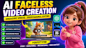 create ai faceless youtube videos