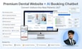 design a premium dental website with ai appointment booking chatbot