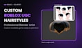 create a custom roblox ugc hairstyle in blender