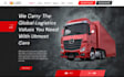 design logistics website, trucking dispatch website freight broker with tracking