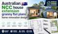 australian ncc house extension granny flat plans home renovation design