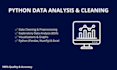 do python data analysis, excel automation, and data cleaning
